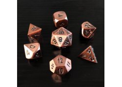 10mm Mini Metal Dice - Bright Bronze